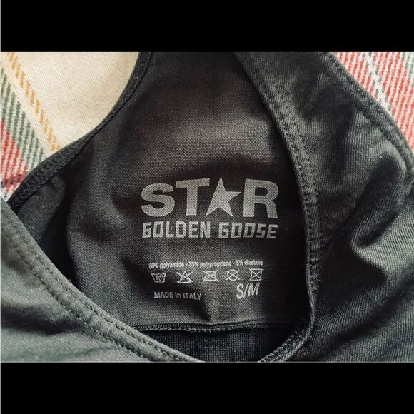 Golden Goose Black Star Leggings and Workout Top size S/M - Picture 9 of 9